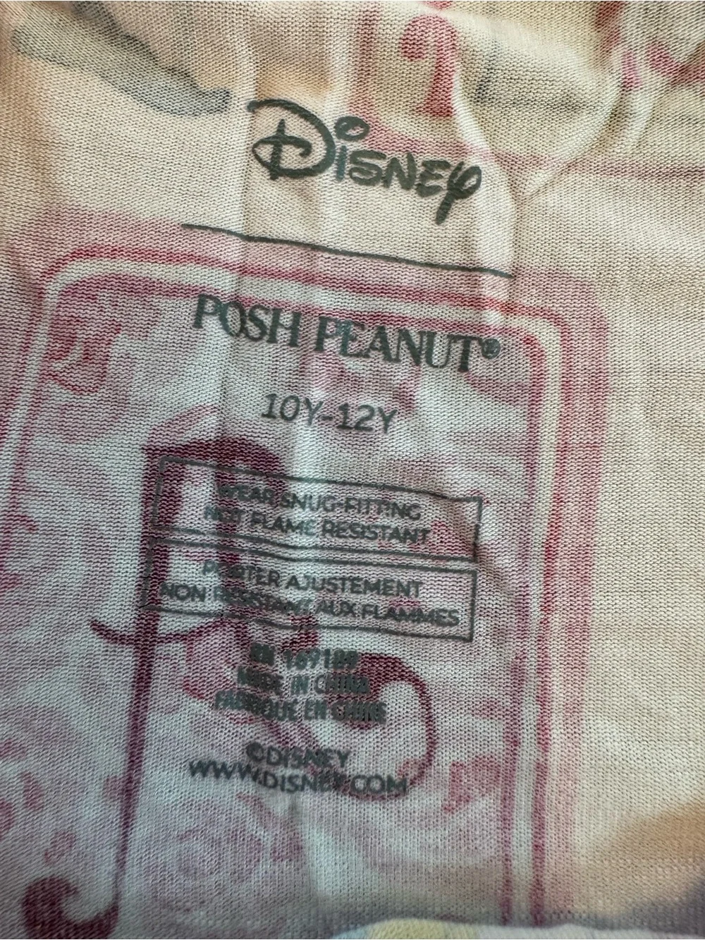 Posh Peanut x Disney Alice in Wonderland kids bamboo pajama set, 10-12Y, Soldout